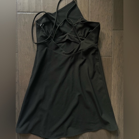 Zara Black Surplice Asymmetrical Hem Mini
Dress SZ S - Picture 7 of 7